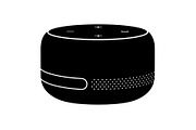 50 Smart Speaker Silhouette Icon, an Illustration by jahid234 (Thumbnail 37 of 51)