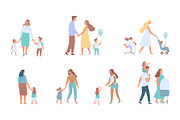 Male and female vector characters, a Person Illustration by Vector_Art (Thumbnail 9 of 9)