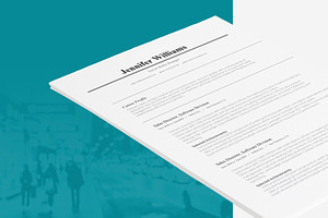 Resume Template Seren