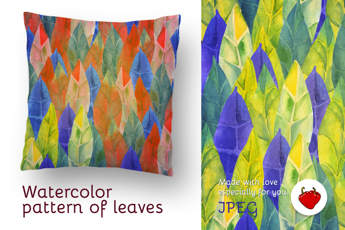 Watercolor pattern, a Pattern Graphic by KundolaArt (Photo 1 of 5)
