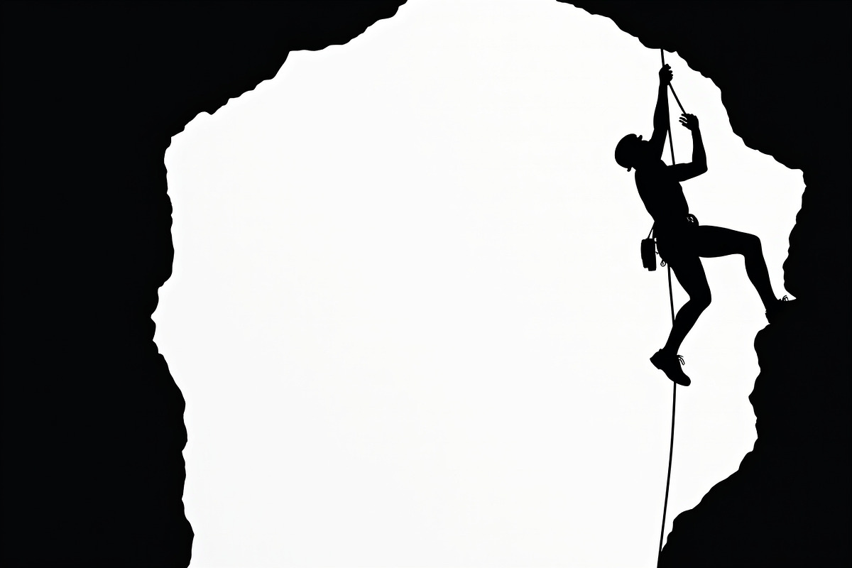 Mountain Climber Silhouette Set, an Illustration by Amazin_art (Photo 21 of 21)