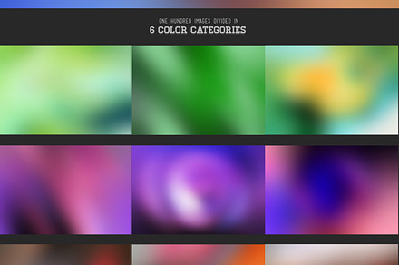 100 blurred backgrounds containing blur, unfocus, and background