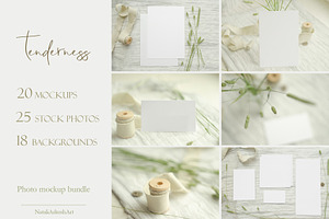 Tenderness. Wedding Mockup Photo Set