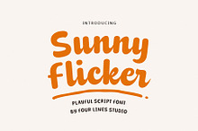 Sunny Flicker - Playful Script Font