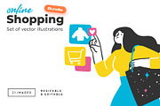 Online Shopping illustrations, a Finance Illustration by StonePic (Thumbnail 1 of 3)