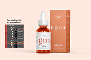 Serum Dropper Bottle with Box Mockup, a Packaging Mockup by RamStudio2 (Thumbnail 3 of 10)