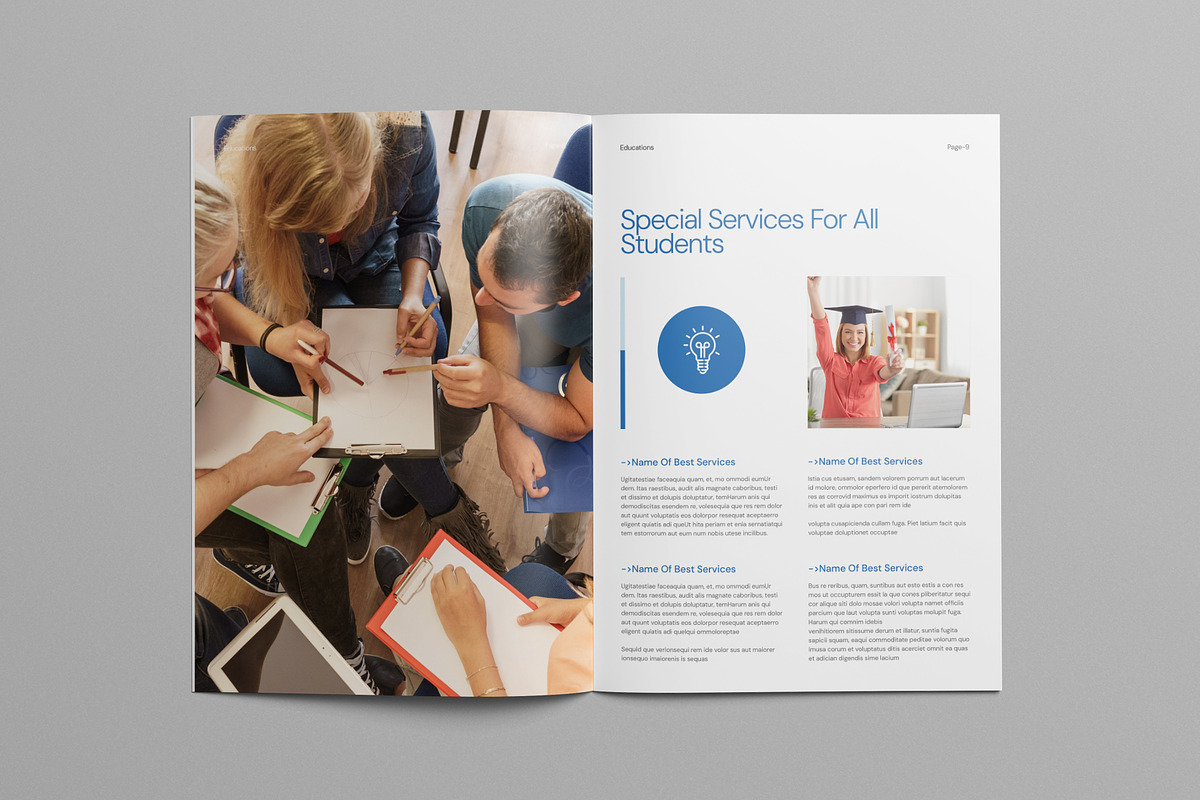 Education Brochure Template | Canva, a Brochure Template by Pixelpick (Photo 9 of 9)