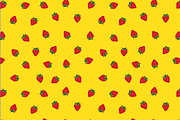 9 Seamless strawberry pattern swatch, a Pattern Graphic by Salty Lunch (Thumbnail 3 of 10)