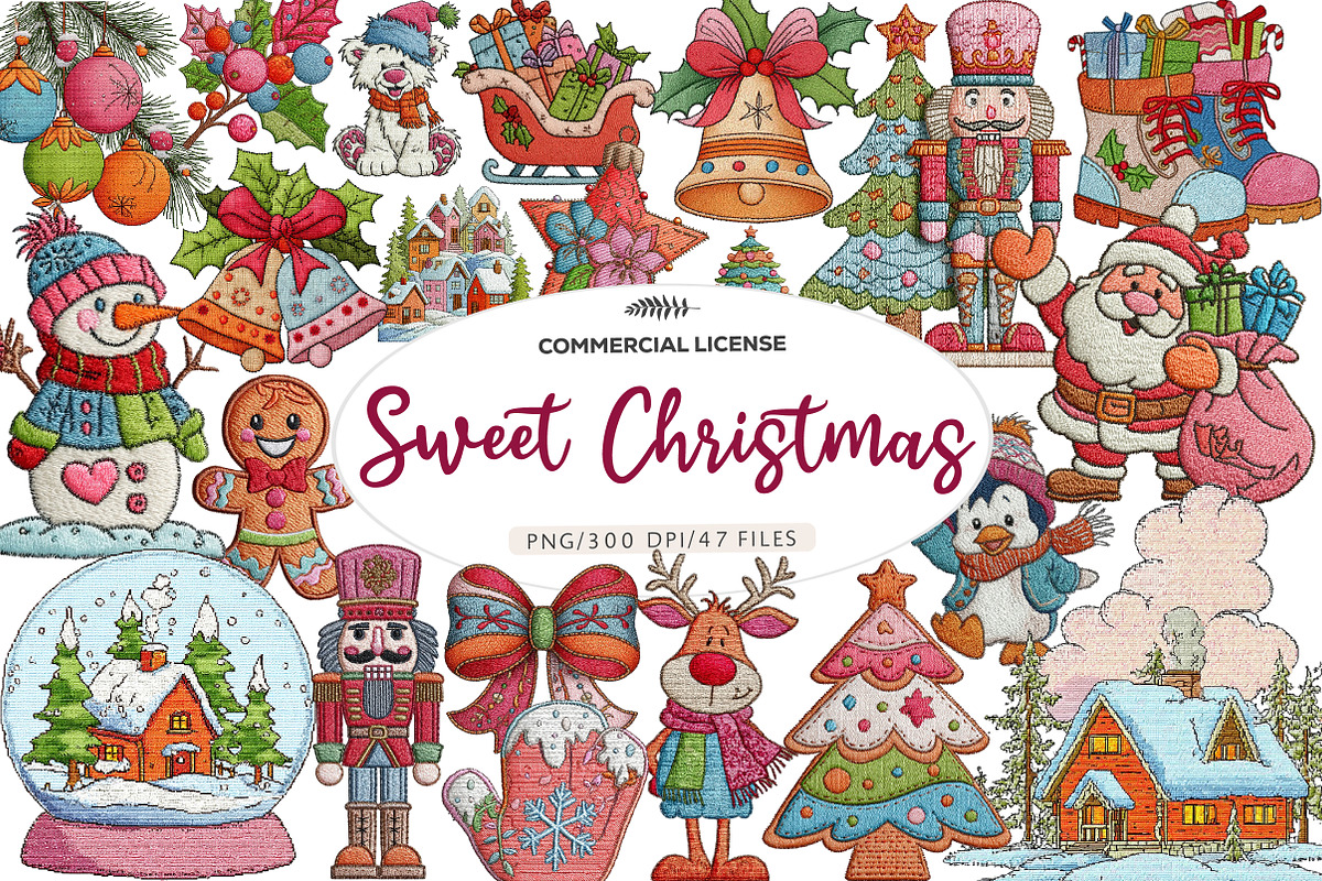 sweet christmas clipart, an Illustration by CreationArt (Photo 1 of 7)
