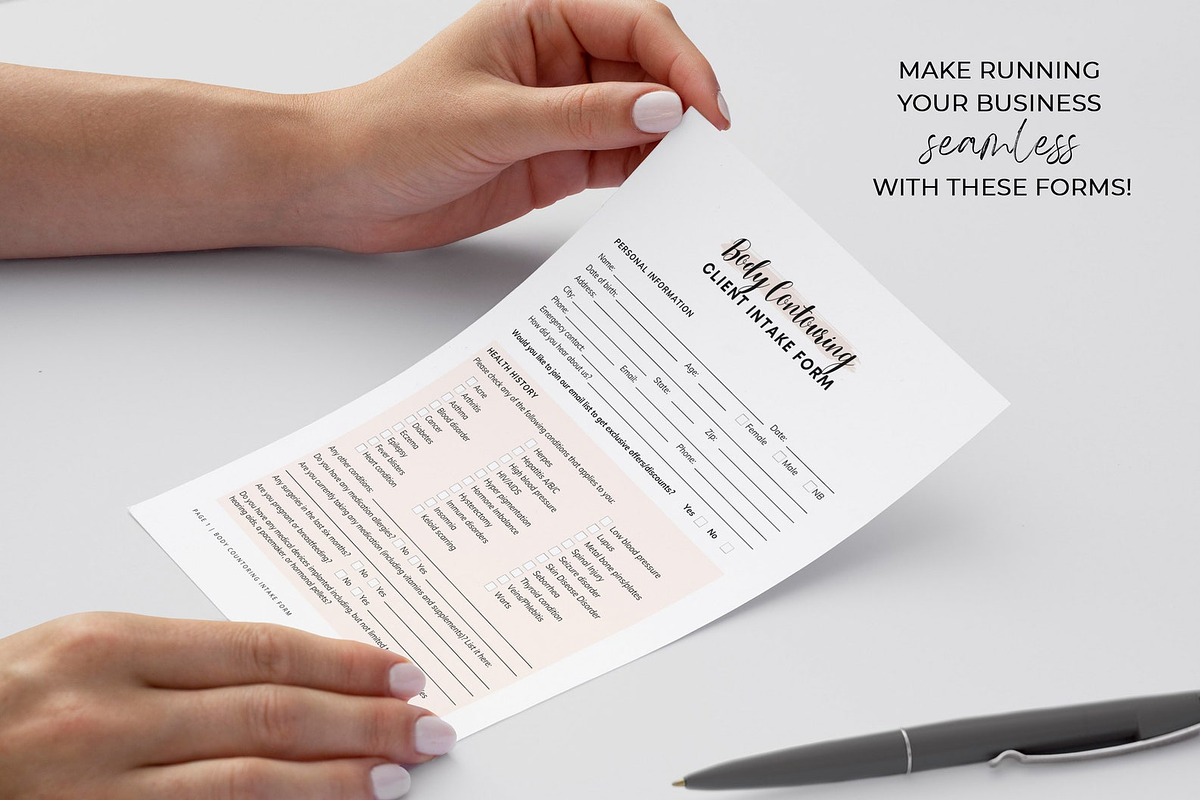 Esthetician Consent Forms, a Websites & App Template by SwitzerShop (Photo 4 of 8)