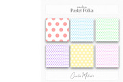 Pastel Polka Dots Digital Paper, a Pattern Graphic by Creative Matrix82 (Thumbnail 5 of 6)
