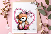 Whimsical Valentine's Day Clipart, an Illustration by SinaCreation (Thumbnail 8 of 11)