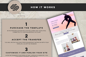 Squarespace Yoga Fitness Website