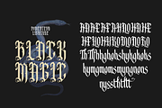 Pomenteva - Blackletter Typeface, a Blackletter Font by madeDeduk (Thumbnail 10 of 10)