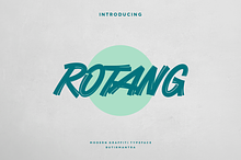Rotang - Modern Handbrush Typeface