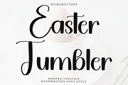 Easter Tumbler, a Handwritten Font by FreshTypeINK (Thumbnail 1 of 8)