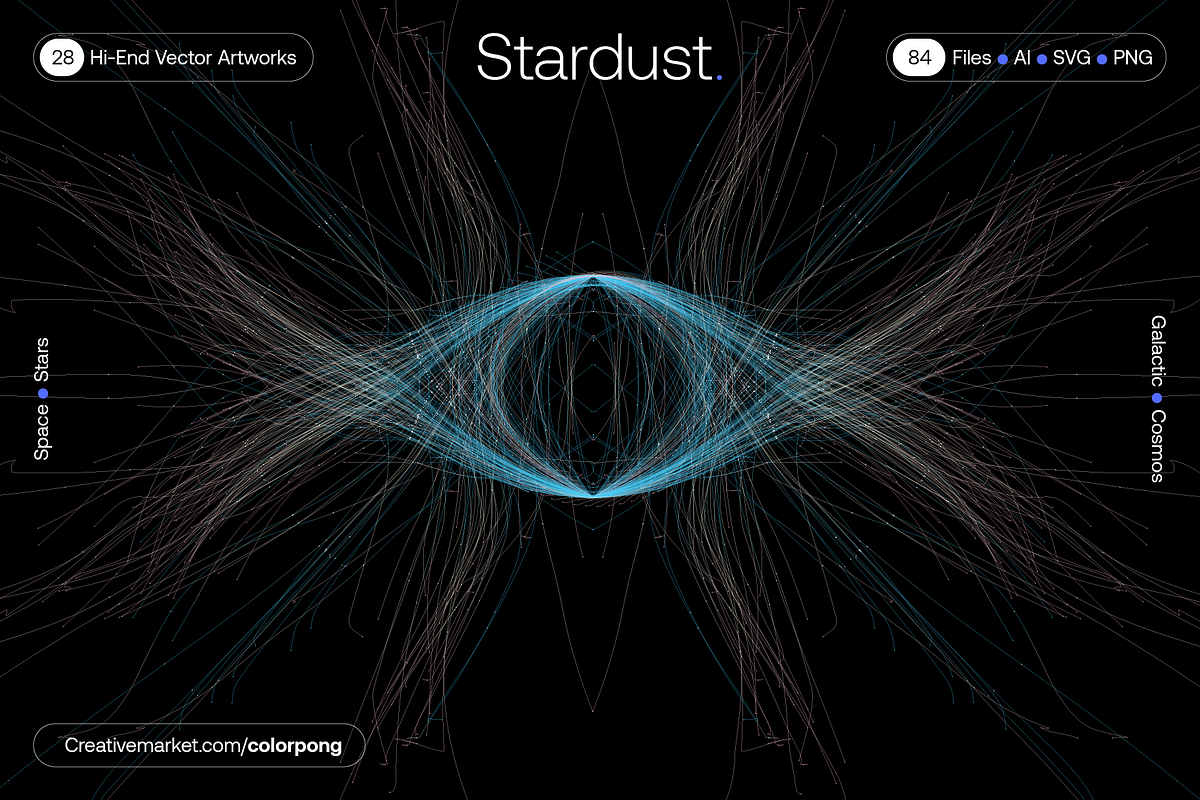 Stardust - Vector Bundle, a Technology Illustration by Colorpong (Photo 8 of 21)