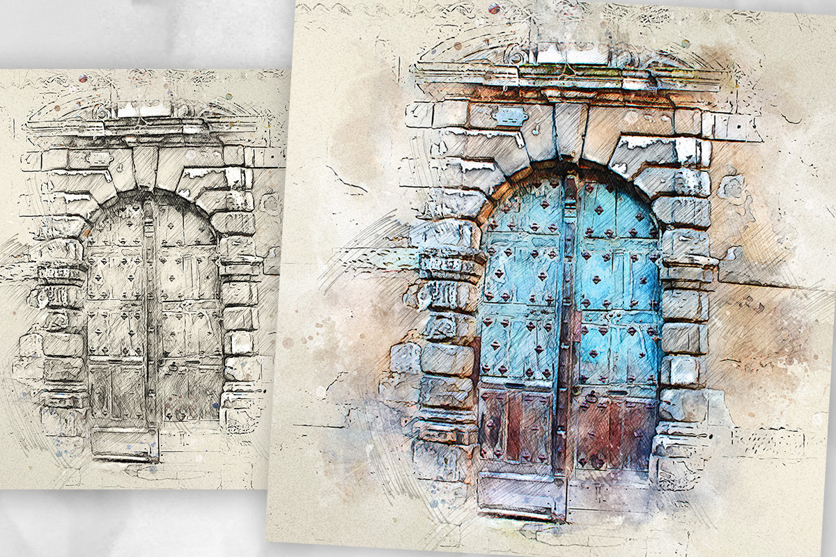 Quick Sketch Photoshop Action, an Action Add-On by GorynArt (Photo 8 of 17)