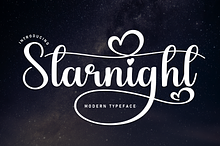 Starnight | Script Font