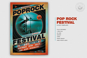 Pop Rock Festival Flyer Template V1