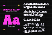 GROOVES RETRO FONT, a Handwritten Font by KengGraphic (Thumbnail 3 of 9)