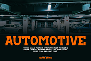 Supens Garage - Automotive Font, a Slab Serif Font by Iqsiart Studio (Thumbnail 7 of 7)