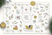 Merry Cheery Clip Art & Patterns, an Illustration by Emily Spadoni (Thumbnail 2 of 9)
