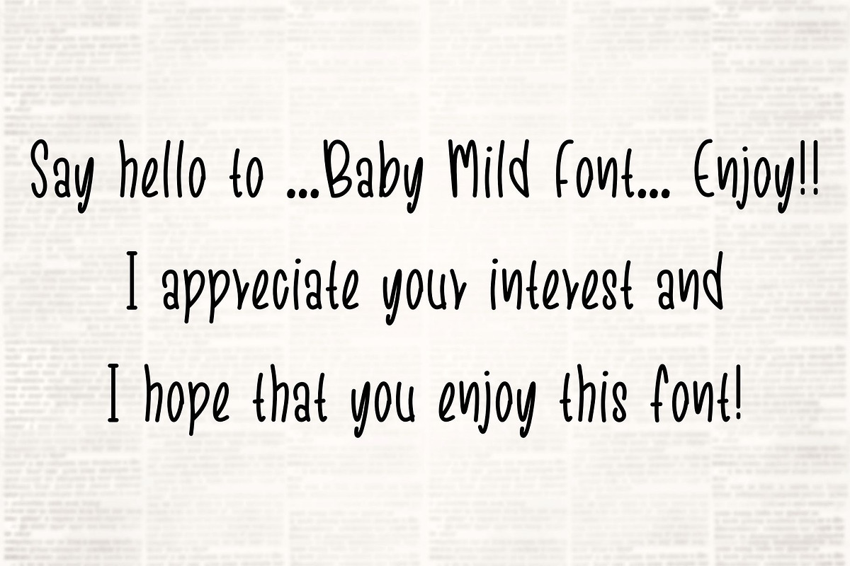 Byby Mind Handwriting Font, a Handwritten Font by Ruddean2109 (Photo 10 of 10)