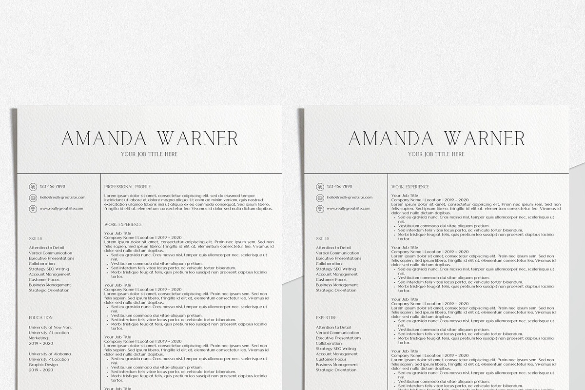 Canva Digital Resume Template, a Resume Template by LucaTheme (Photo 4 of 9)