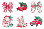 Christmas Line Art Png Bundle, an Illustration by SinaCreation (Thumbnail 3 of 7)