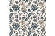 Vintage Floral Seamless Repeat, a Pattern Graphic by Sharon Schwalbe (Thumbnail 3 of 4)
