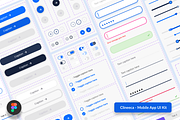 Medical app ui kit + design system, a Websites & App Template by anchor_point_heshan (Thumbnail 2 of 7)