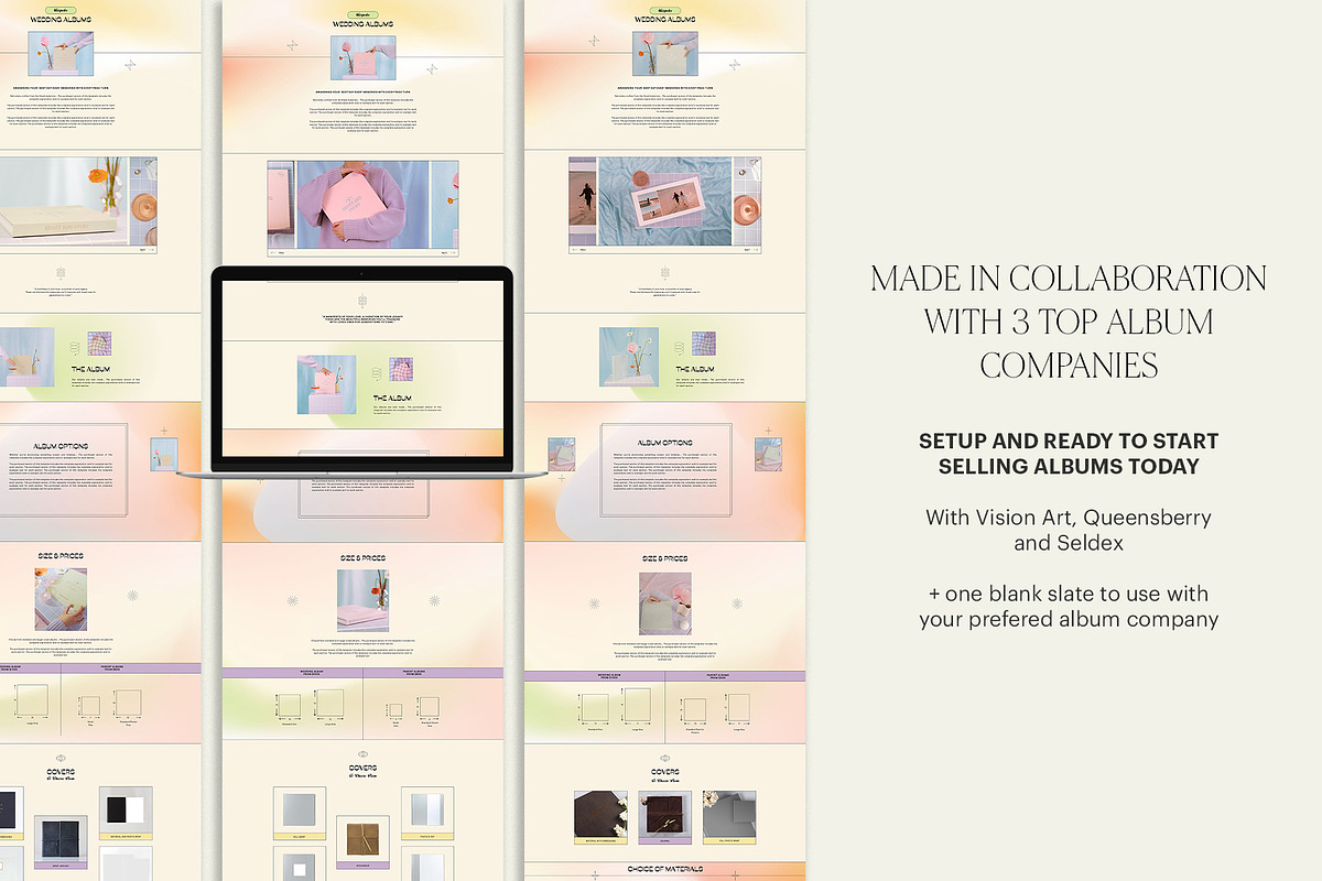 Y2K | Album Guide Webpage, a Marketing Template by Studio Leelou (Photo 3 of 9)