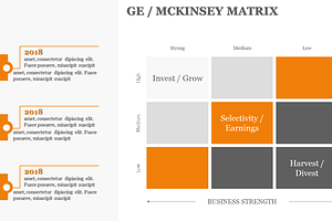 GE / MCKINSEY MATRIX PowerPoint