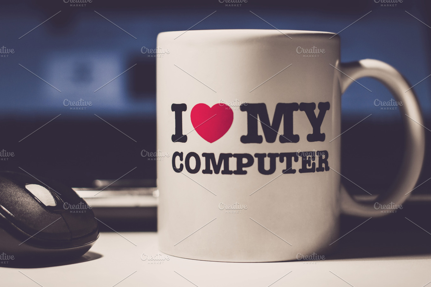 I Love My Computer, an Abstract Photo by Riho Rannamäe
