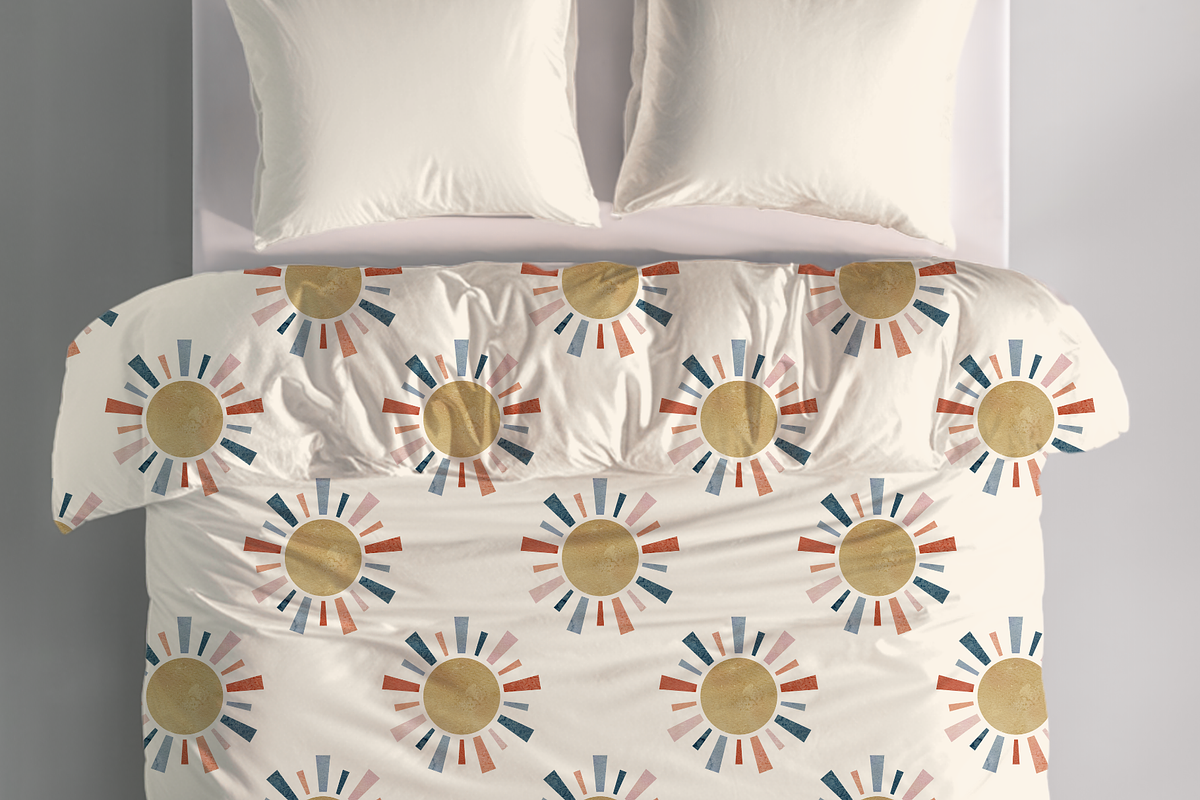 Boho Sunburst Seamless Pattern, a Pattern Graphic by OwlAndFern (Photo 4 of 12)