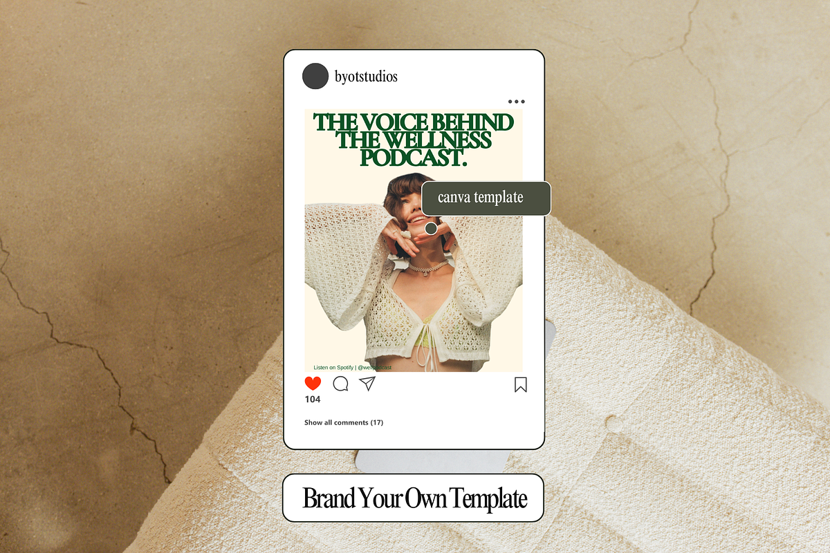 Podcast Canva Templates, a Social Media Template by BYOTstudios (Photo 3 of 11)
