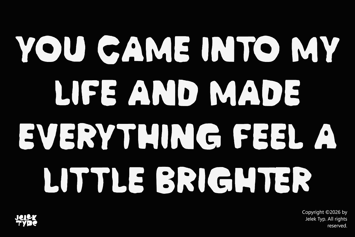 Seduh Sahaja Handwritten, a Handwritten Font by JelekType (Photo 4 of 9)