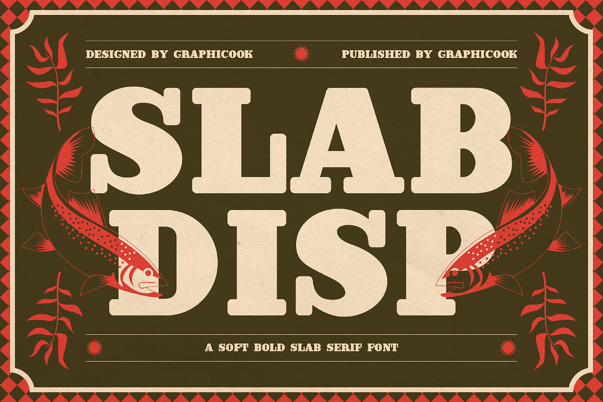 Slabdisp, a Slab Serif Font by graphicook (Photo 1 of 10)