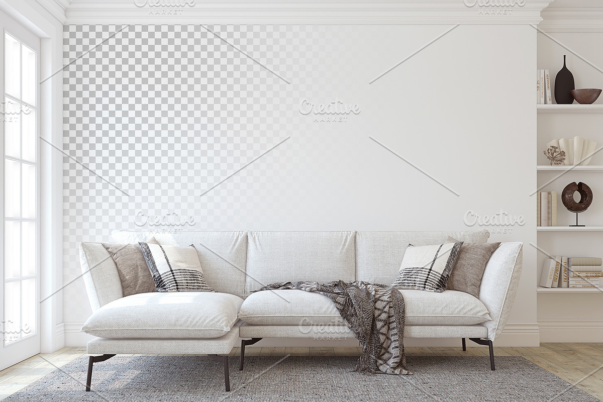 NEW-YORK APARTMENT Wall&Frame Mockup, a Print Template by MyHomeMockups (Photo 5 of 11)