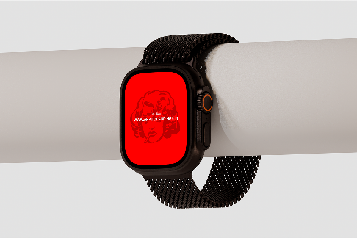Apple Watch Animated Mockup, a Wearable Device Mockup by Arpit Brandings (Photo 2 of 6)