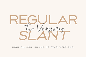 High Billion Font Duo