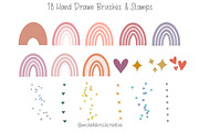DOODLE BUNDLE - Procreate Stamps, a Brush Add-On by Michelle Kirsch Creative (Thumbnail 15 of 32)