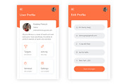 FitOn Fitness Adobe XD App, an UI Kit Template by themelove (Thumbnail 5 of 9)