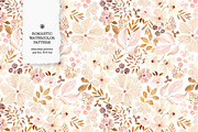 Watercolor Romantic Pattern, a Pattern Graphic by Webvilla Studio (Thumbnail 1 of 8)