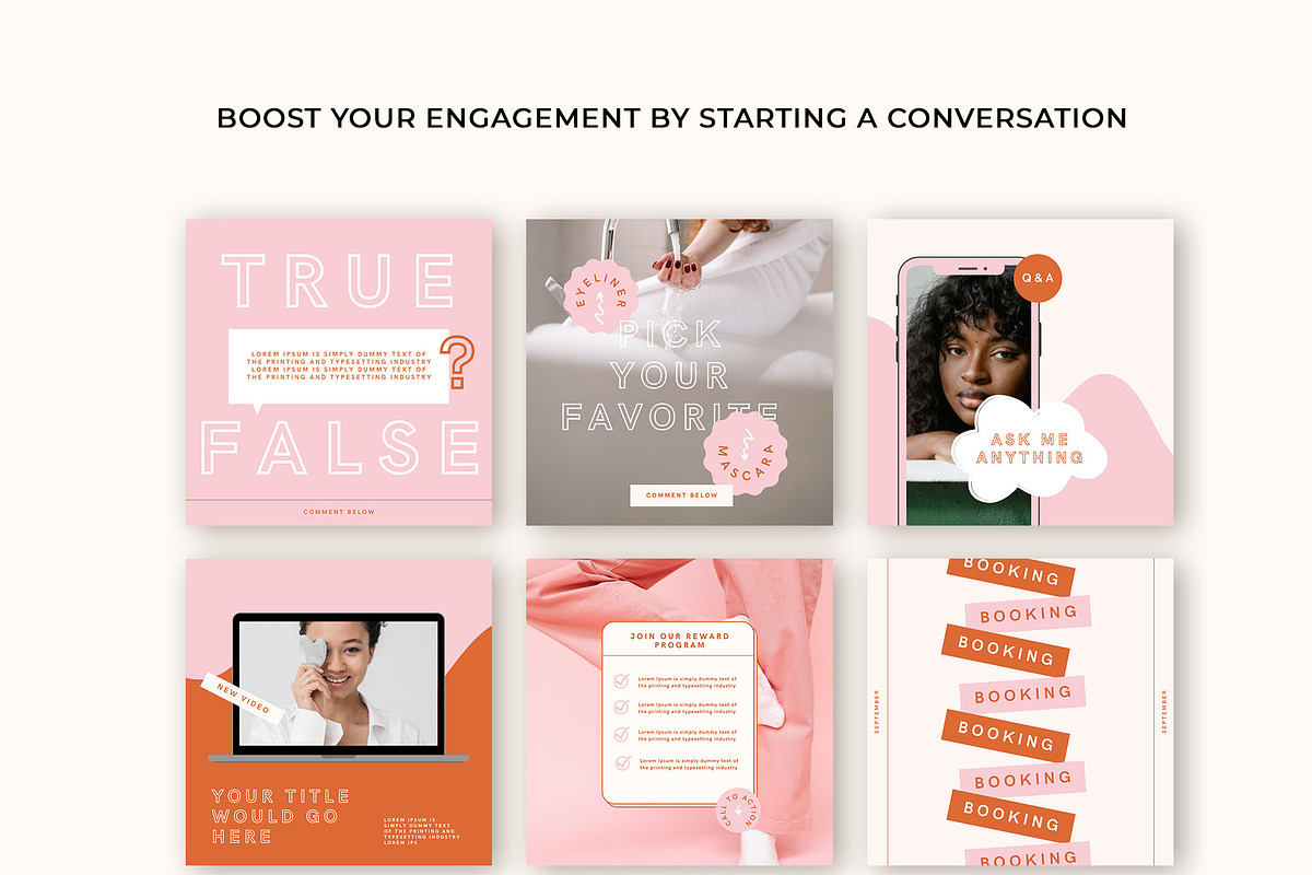 Instagram Beauty Creator, a Social Media Template by Kseniia_Design (Photo 4 of 10)