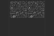 It's movie time! Linear vector set, a Texture Illustration by Art Loft (Thumbnail 4 of 16)