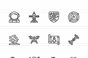 25 Space Exploration Missions Icons, an Icon by IconBunny (Thumbnail 2 of 2)