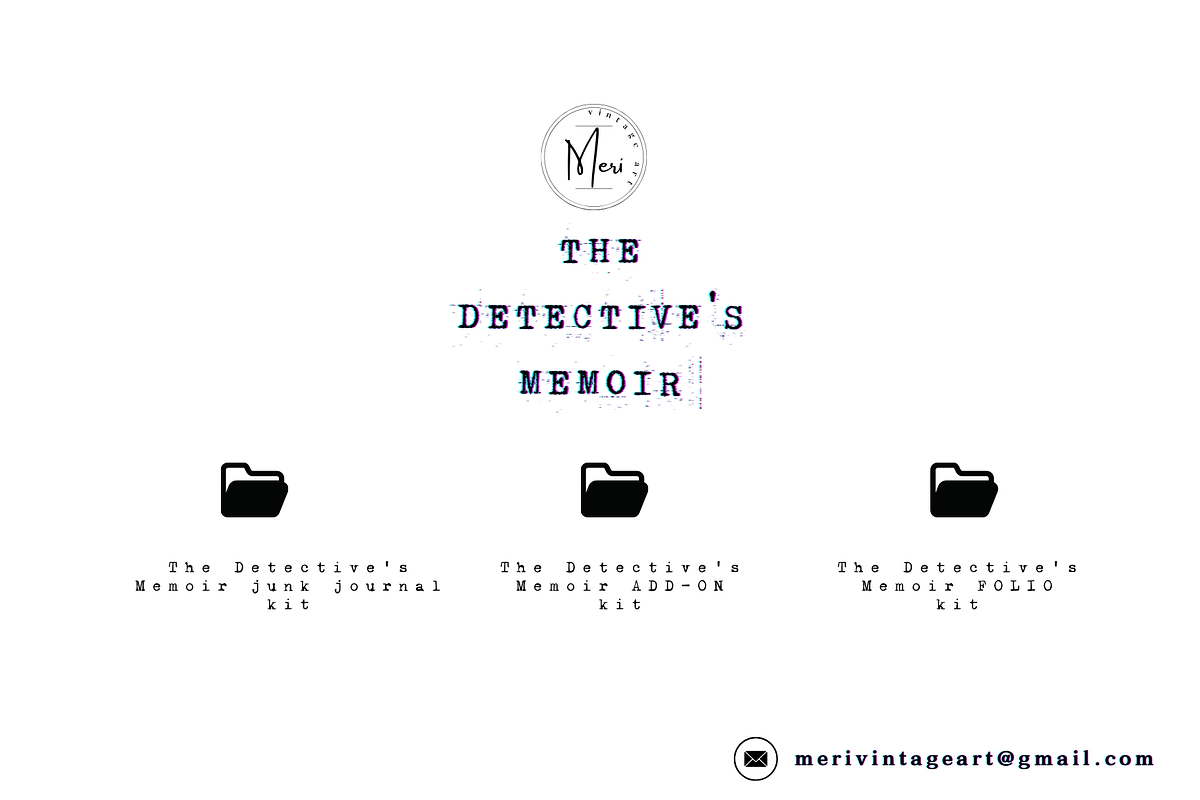 The Detective's Memoir junk journal, a Decorative Illustration by meribela (Photo 16 of 16)