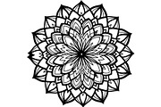 Black Floral Mandala Bundle, an Illustration by Designer_Momina (Thumbnail 20 of 20)